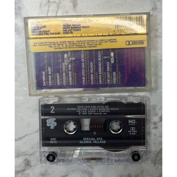 Special EFX Global Village Smooth Jazz Cassette Tape 1992 George Jinda Minucci - Picture 3 of 4